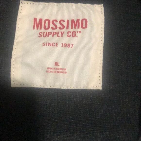 Mossimo women’s  xl crop sweater sport stripe cuffs 0020 - Picture 2 of 4